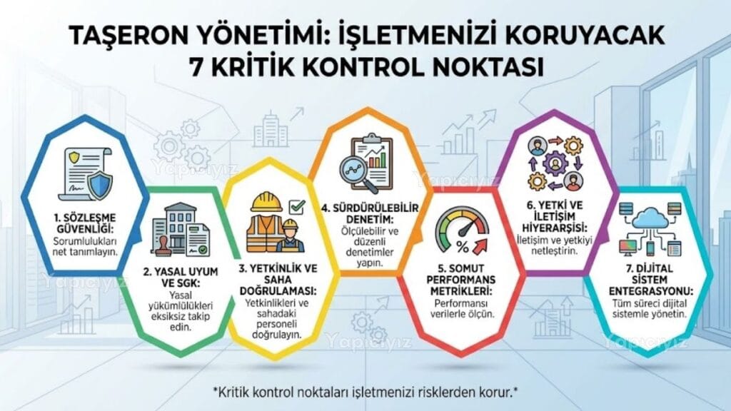 taşeron yönetimi